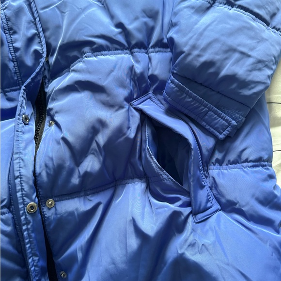 Puffer Coat In Violet-Blue - Picture 5 of 7